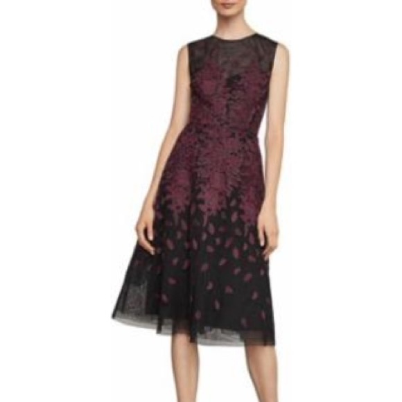 Bcbg Floral Vine Embroidered Lace Dress Bridal Gown Bcbg Floral Vine  Applique Gown Wedding Floral Vine